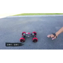 2.4G Remote Control Car 360 Rolling Double Side Running Vehicle Gesture Control Stunt Car For Children